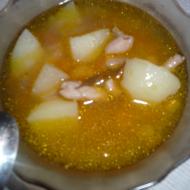 Рецепт для мультиварки Redmond – "Фасолевый суп с курицей"