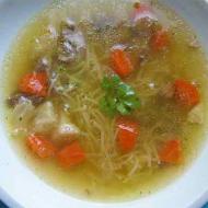 Рецепт мясного супа с макаронами
