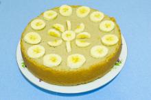 Рецепт для мультиварки Творожный Чизкейк с бананами