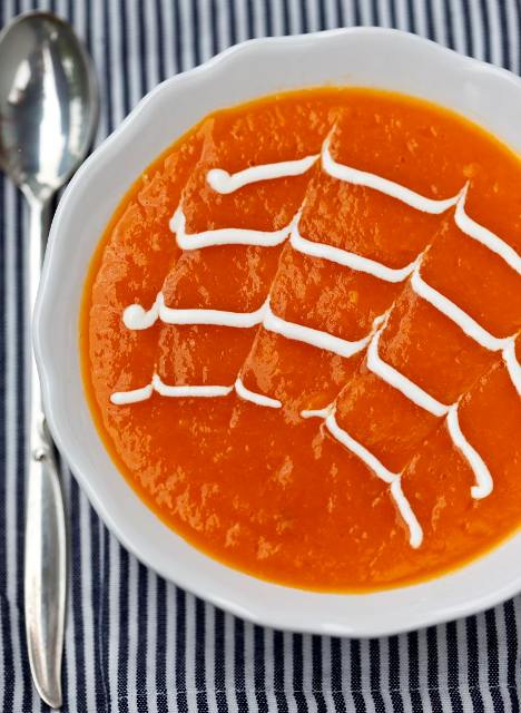 Суп-пюре из тыквы и моркови